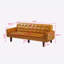 74.4'' Faux Leather Square Arm Sofa-770858929-777536481