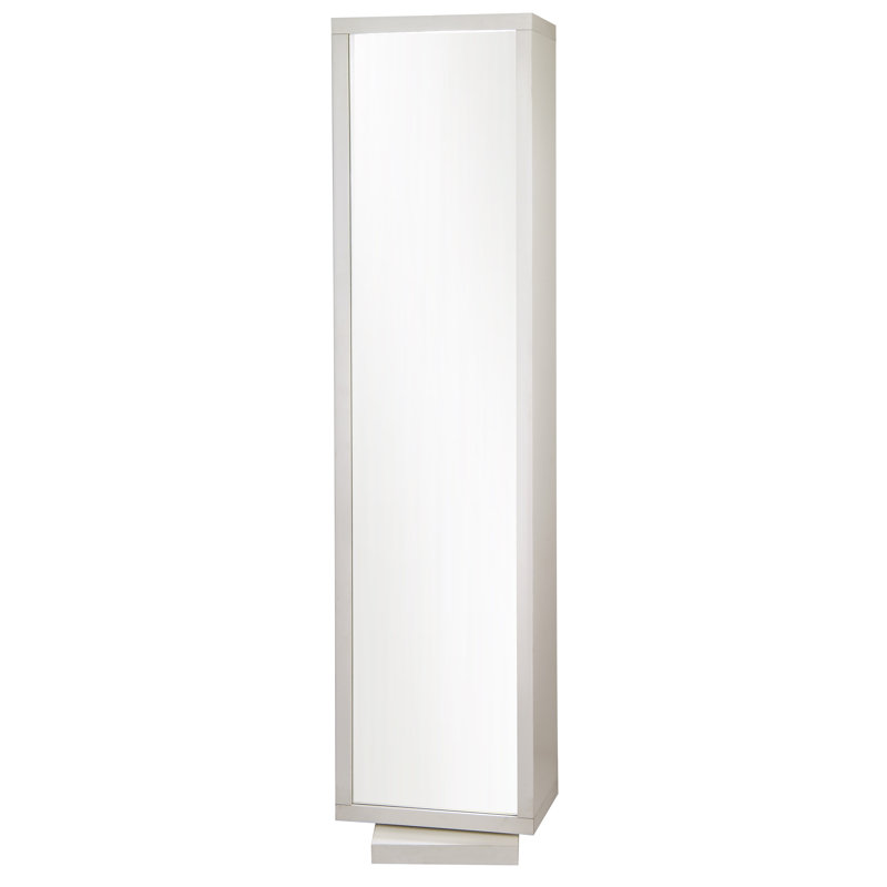 Alyha Freestanding Linen Cabinet, White