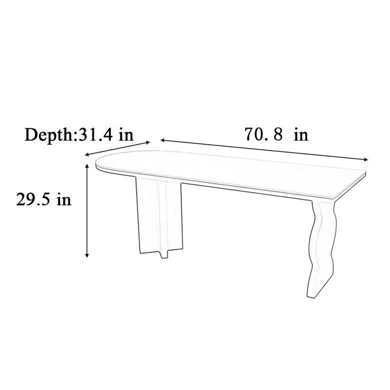 Haashir, 29.5"H x 70.8"L x 31.4"W, Brun