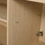 Commode de salle de bain autoportante 60 po - Contreplaqué de chêne moderne avec 4 charnières de porte à fermeture douce