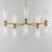 Ekaterini 10 - Light Steel Dimmable Chandelier