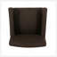 Tabouret de comptoir rembourré de 26 pouces - brun / brun patiné-1288686370-1288686375