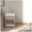 Table de chevet scandinave en bois massif avec 1 tiroir - Bois franc blanc