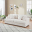 Canapé en velours 3 places avec 4 coussins décoratifs Corduroy-102079715-116190549