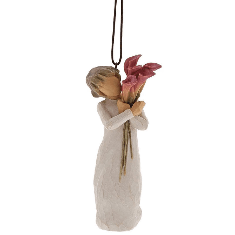 11cm Porcelain Hanging Figurine Ornament