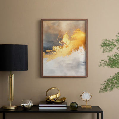 ABSTRACT Series CDLI, reproduction encadrée - bois massif