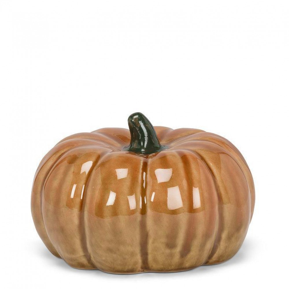 Highland Dunes Medium Pumpkin Figurine | Wayfair