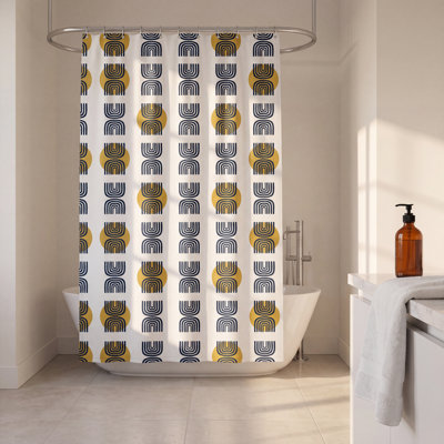 Ulrika Polyester Shower Curtain