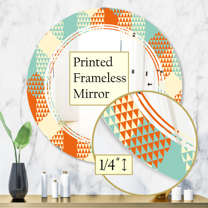 Miroir mural Triple C, H 31,5 po x l po