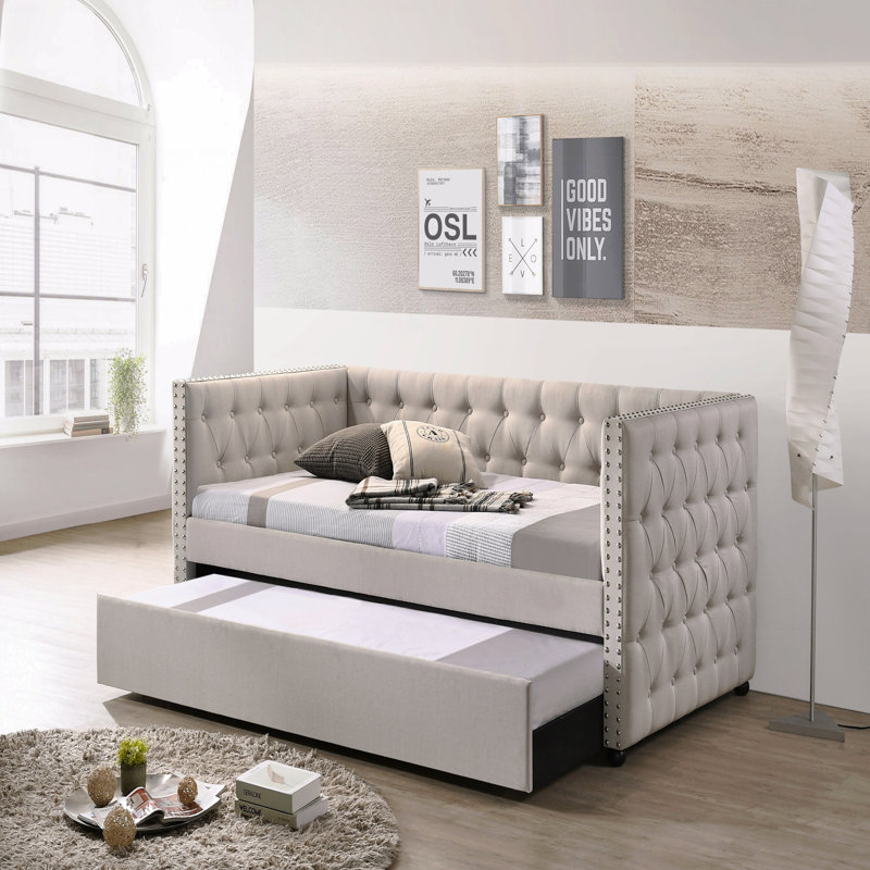 Fabric Daybed W/Trundle (Overall Full)