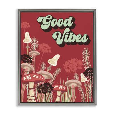 «Good Vibes Mushroom», art mural encadré par Diane Labombarbe