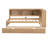 Twin Daybed With Trundle And Sufficient Storage - Wood Construction White-566233703