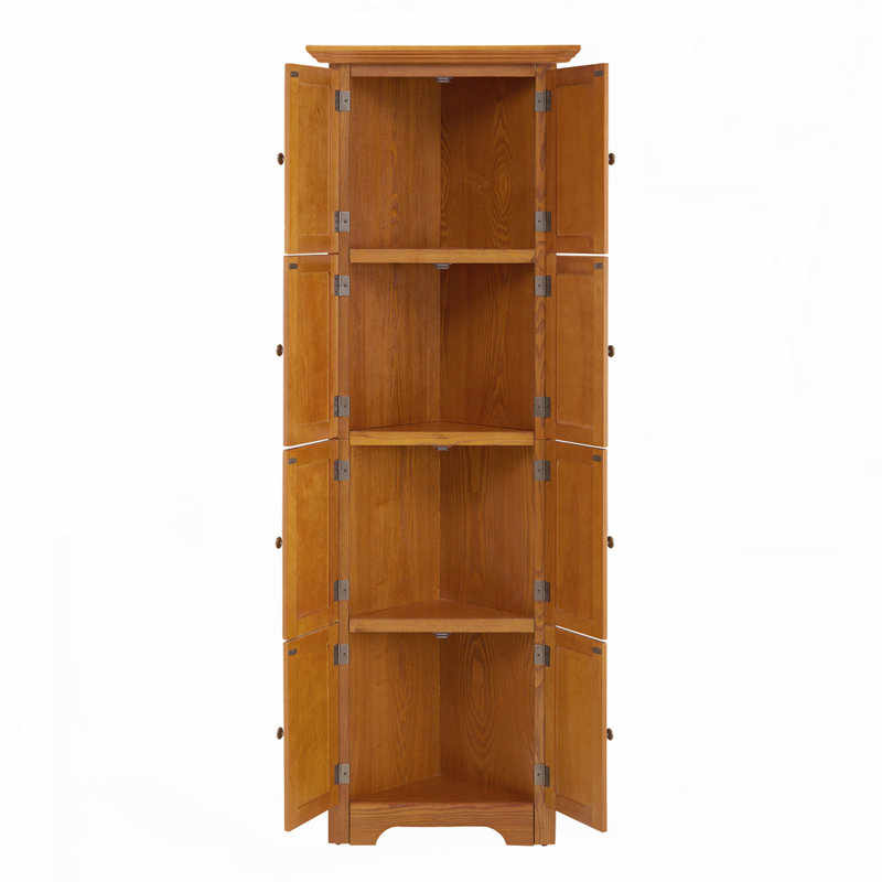Armoire de rangement 8 portes, Chêne