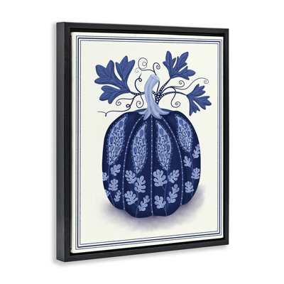  Art mural sur toile à motif citrouille par Darlene Seale