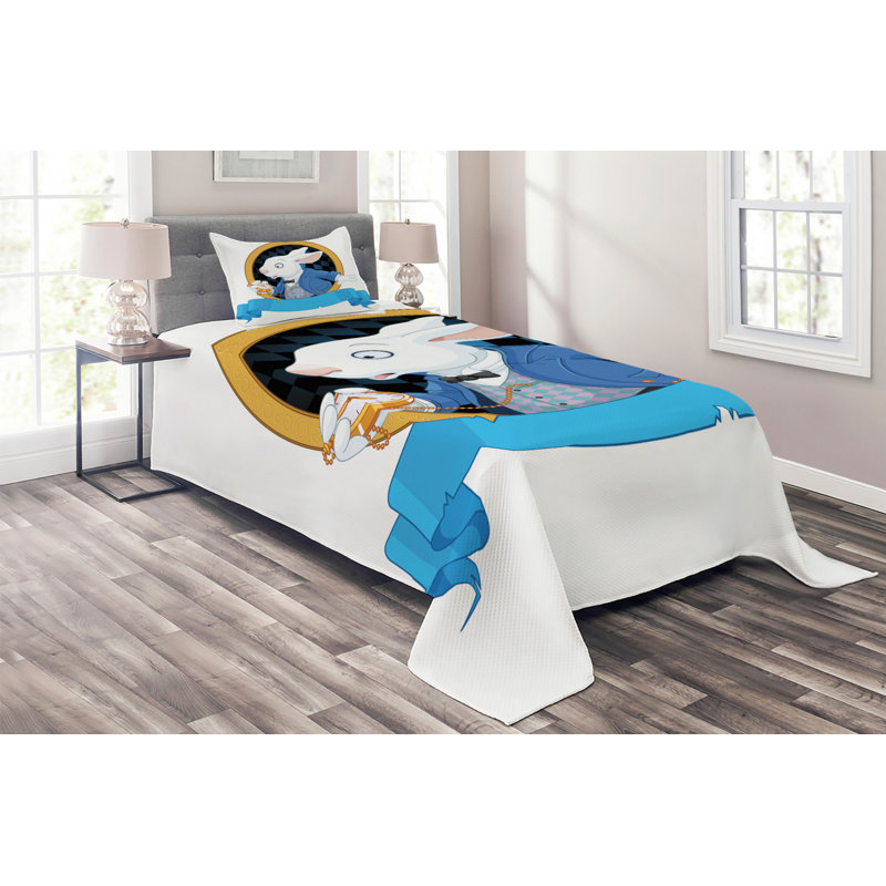 Coverlet, Twin Bedspread + 1 Sham