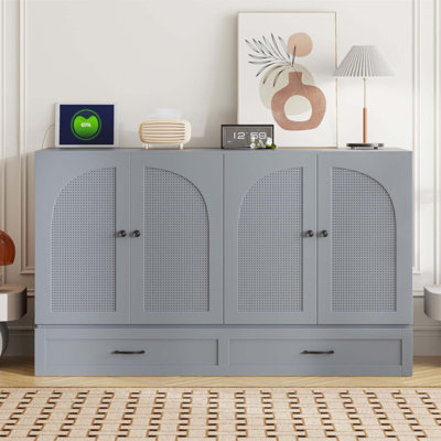 Lit escamotable grand format peu encombrant avec grands tiroirs et charge USB, idéal pour les petits appartements et les pièces multifonctionnelles.