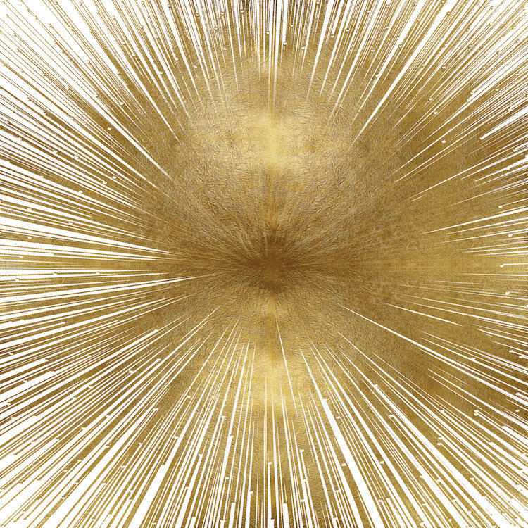 «Radiant Gold» par Abby Young, impression sur toile tendue, H 12 po x l 12 po x P 0,75 po