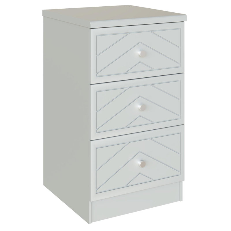 Taunton 47cm W Manufactured Wood Bedside Table