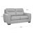 Barton Leather Sofa & Loveseat Set, Taupe