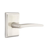 Poseidon Flat Privacy (Bed & Bath) Door Lever with Rectangle Rosette