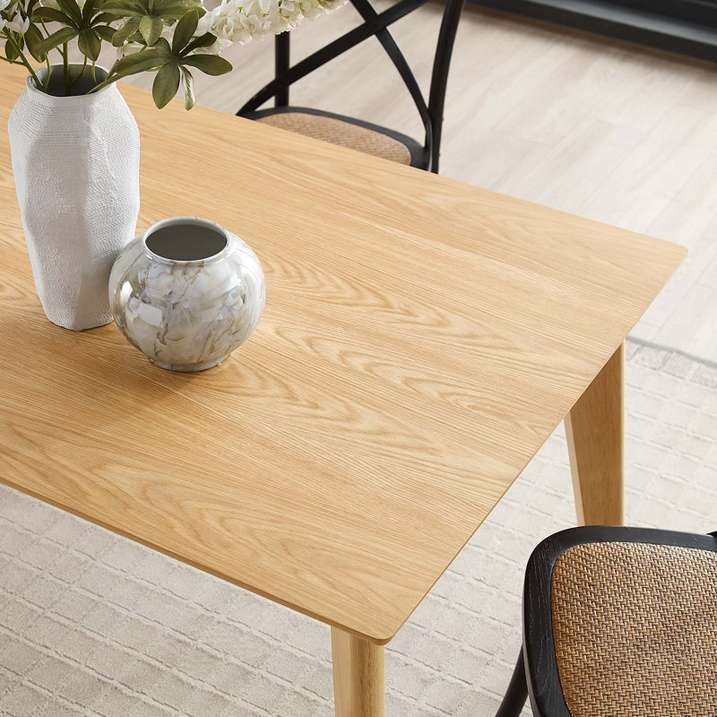 Oracle 59" Mid-Century Modern Oak Dining Table