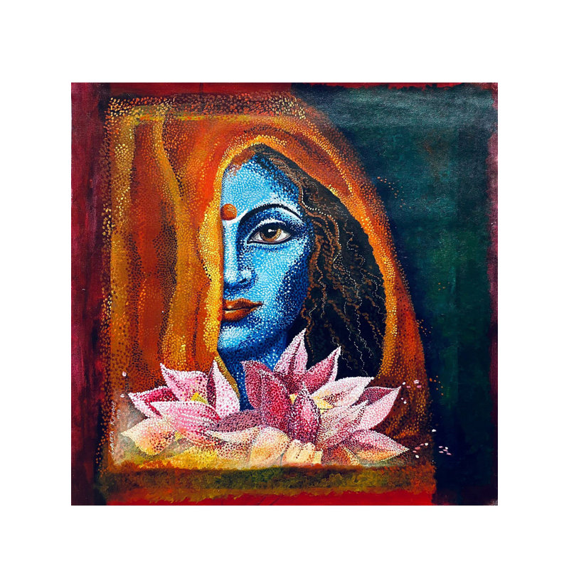 La tromperie, peinture | Acrylique sur toile | Sangeeta