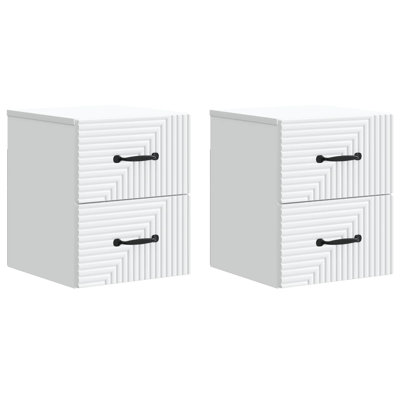 34.5cm W Manufactured Wood Bedside Table