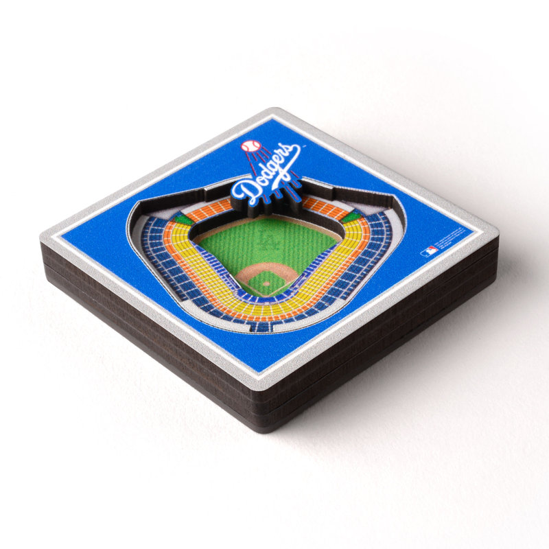 YouTheFan Wood Magnetic & Lettering, MLB Los Angeles Dodgers