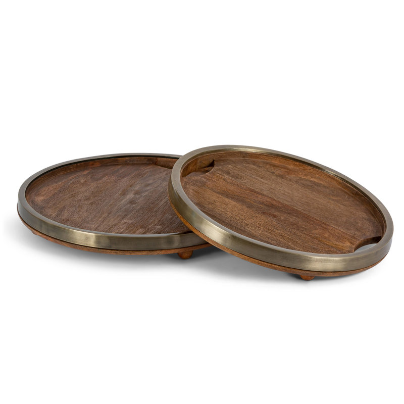 Mango Wood Round Trays