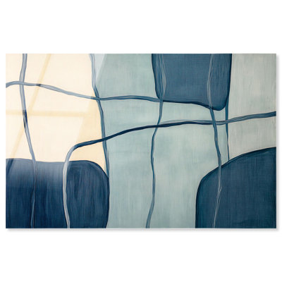 Convergence Acrylic Minimalist Wall Art by Art Remedy, Ready to Hang