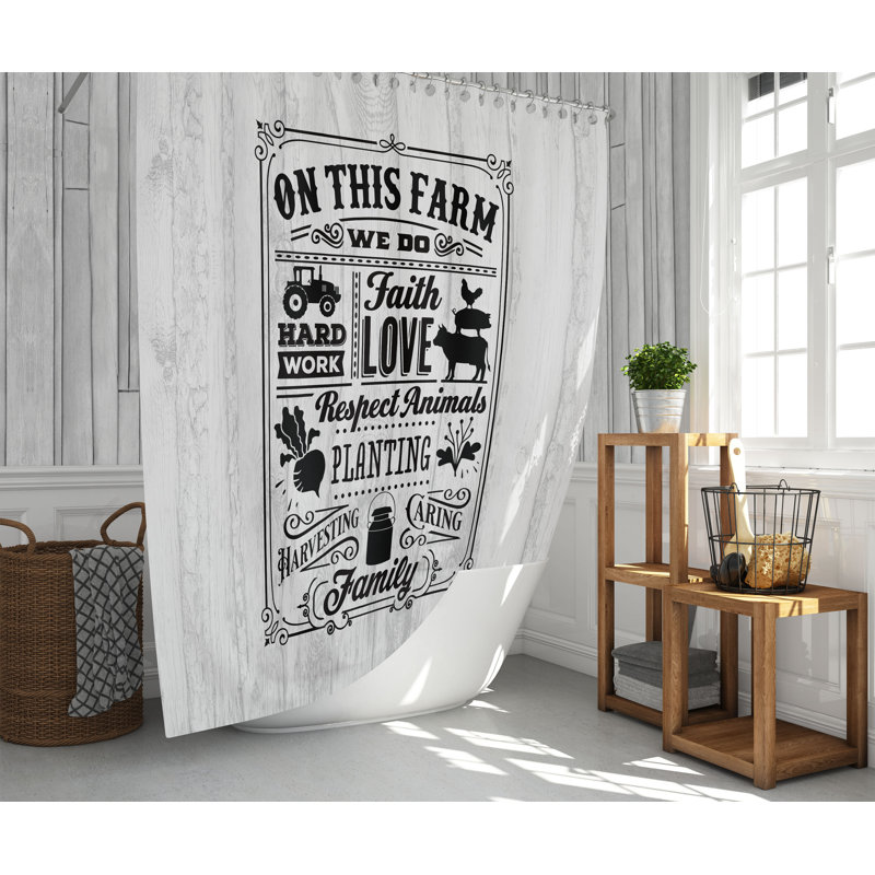 Goretti Shower Curtain, 90" H x 71" W