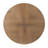 53.14'' Round MDF Coffee Table End Table Short Leisure Tea Table Cross Legs Metal Base, Easy To Assemble-389485545