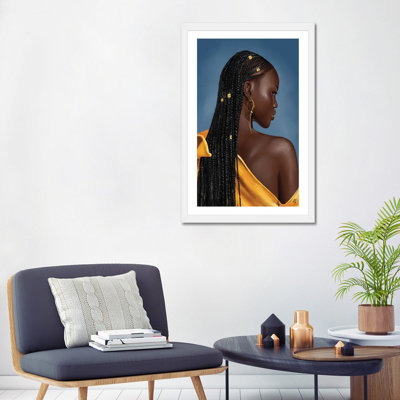 «The Lioness» par Tafari Mills - impression d'art graphique