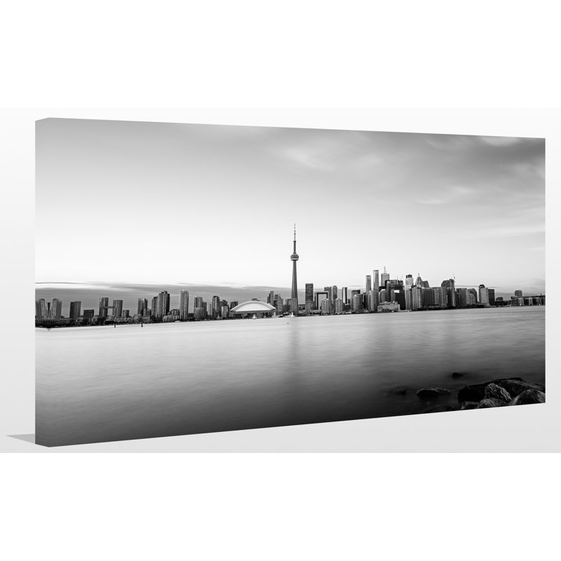 " Toronto BW ", 18" H x 30" W x 1" D