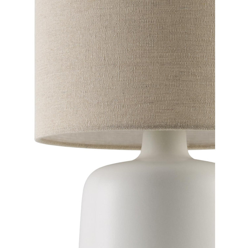 Pramit Table Lamp, White