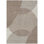 HomeRoots 5' X 8' Brown Geometric Washable Indoor Outdoor Area Rug