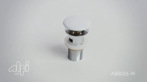 ALFI brand AB8055 Ceramic Mushroom Top Pop Up Drain for Sinks