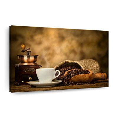 Rustic Coffee Canvas Print