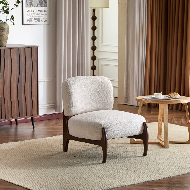 Méridienne Boucle par Christopher Knight Home, Blanc