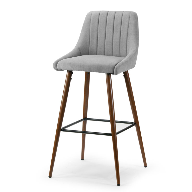 Archan Upholstered Counter Stool with Metal Frame