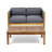 Acacia 4 - Person Patio Conversation Set with Cushions-1022765033