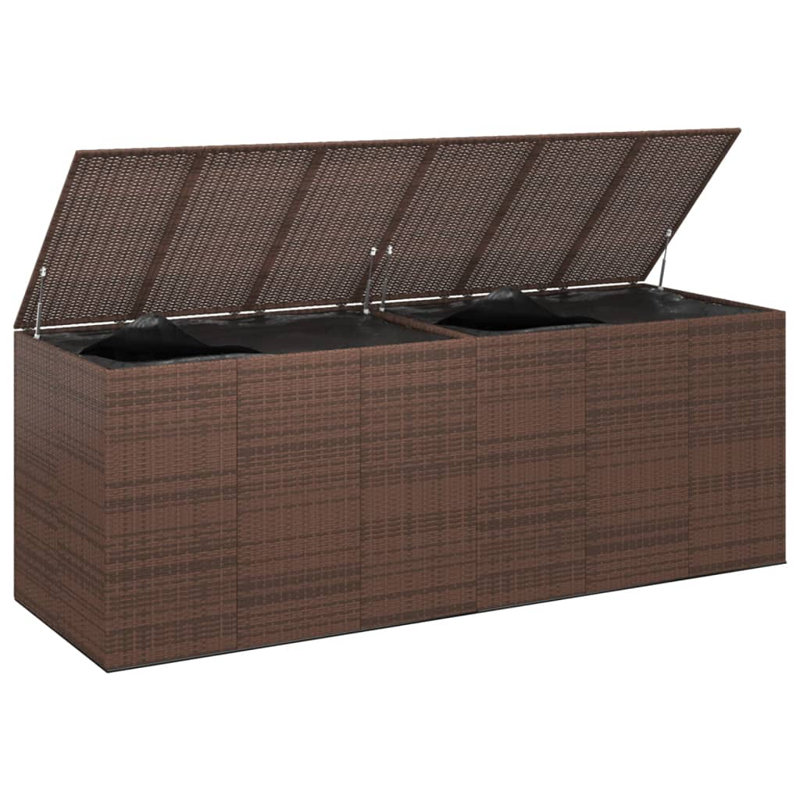 726.47 Gallon Water Resistant Deck Box, Brown