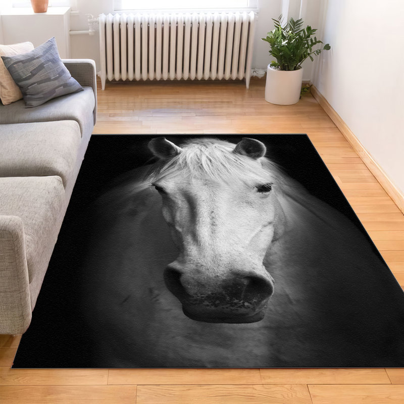Deluxe Soft Pile Printed Rug with Intricate Floral Pattern for Enhancing Your Living Room or Bedroom Decor