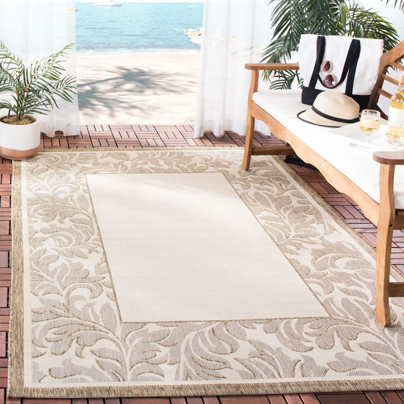 Herefordshire Performance Floral Indoor/Outdoor Area Rug, Rectangle 5'3" x 7'7"
