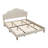 Upholstered Platform Bed With Adjustable Headboard