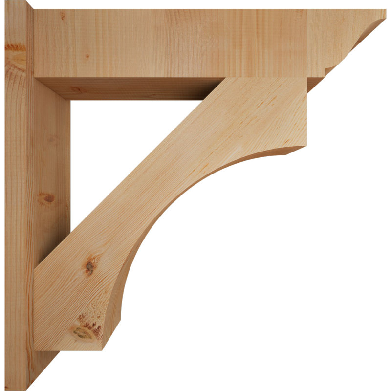Persienne en bois Westlake, P 30 po x H 30 po, Sapin Douglas de 7 1/2 po (lisse)