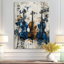 Violons et or bleu, musique, instruments, musique, salon-562619756-562619771
