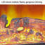 Simulation flame craft carved retro fireplace