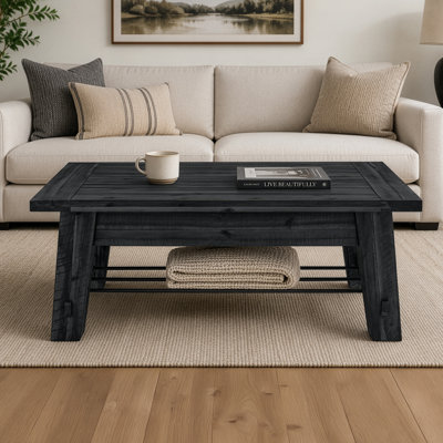 Durango 48" Coffee Table, Black