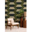 Infinity Blocks - Papier peint taupe olive